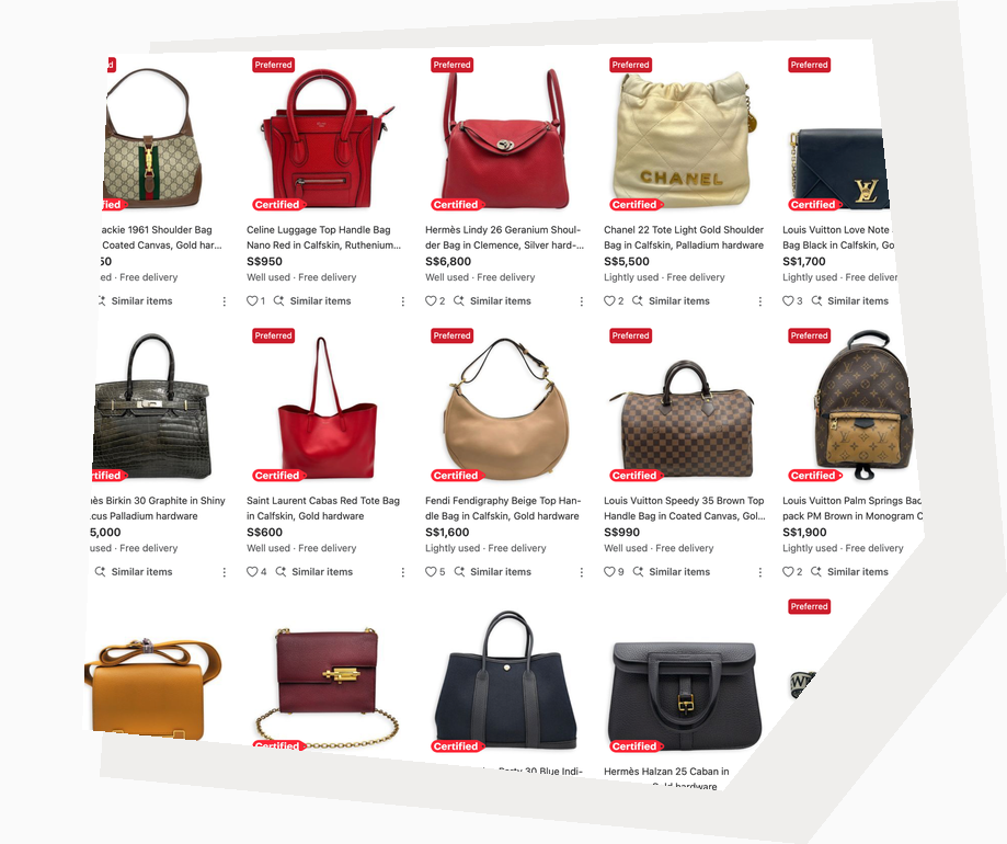 Carousell luxury bags marketplace